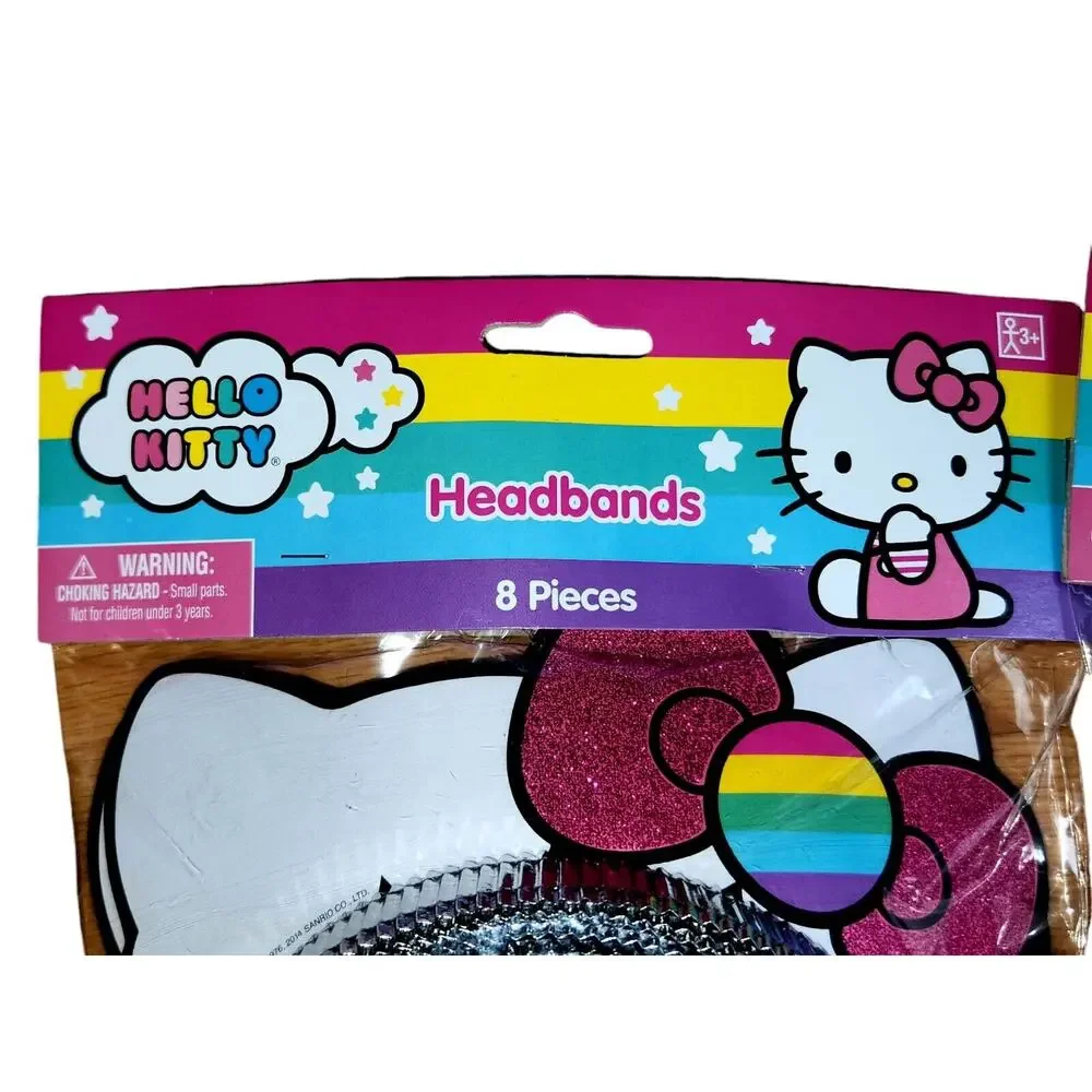 Hello Kitty‎ Party Favors Headbands 16 total Birthday Decorations -New